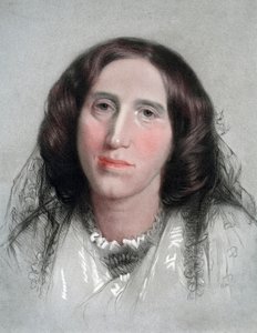George Eliot, Engelse romanschrijver, 19e eeuw door G Sidney Hunt