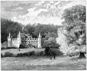 Kasteel Inverary, West-Schotland, 1900 door G. W. Wilson and Company