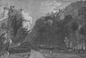 Bluf aan het Erie Kanaal, Bij Little Falls, 1883 door G. Wyand