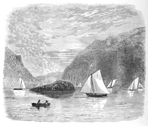 Toegang tot de Hooglanden bij Newburgh, 1883 door G. Wyand