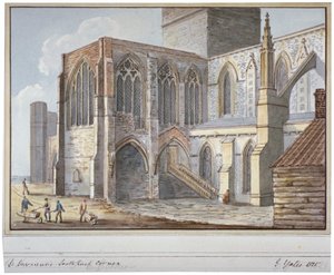 Southwark Kathedraal, Londen, 1825