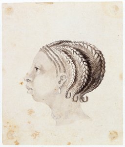 Hoofd van een West-Afrikaanse vrouw, ca. 1775 door Gabriel Bray
