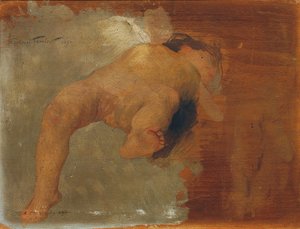 Liggende putto