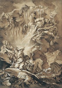 De bevrijding van Cybele, een allegorie van de seizoenen door Gabriel Francois Doyen