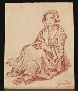 Een Zittende Vrouw (Femme assise) door Gabriel Gresly