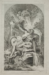 Boek der Fonteinen: Nr. 5, ca. 1736 door Gabriel Huquier