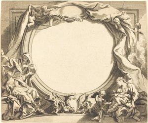 Geloof en Liefdadigheid door Gabriel Huquier after François Boucher