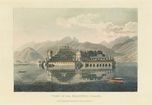 Uitzicht op het Mooie Eiland Isola Bella, Lago Maggiore, voor 1820