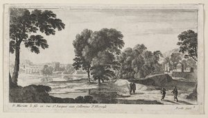 Landschap met figuren