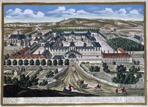 Saint Louis Ziekenhuis gesticht door Koning Hendrik de Grote - door Perelle door Gabriel Perelle