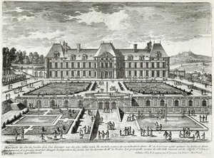 Uitzicht op het kasteel van Meudon
