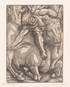 Hercules worstelt met Acheloüs
