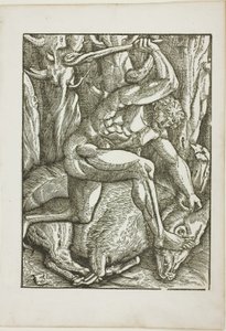 De werken van Hercules: Hercules temt het Erymanthische zwijn