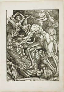 De werken van Hercules: Hercules en Cacus door Gabriel Salmon