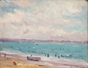 Het strand van St Malo door Gabriel Thompson