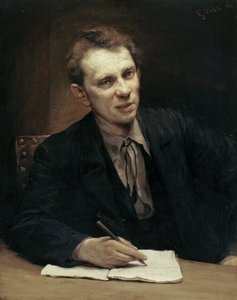 De hofschauspeler Alois Wohlmuth door Gabriel von Max
