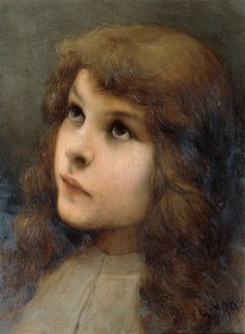 Studiehoofd door Gabriel von Max