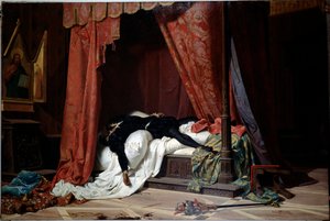 Dood van hertog van Florence Alessandro de Medici vermoord door Lorenzino de Medici door Gabriele Castagnola
