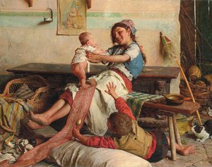 Broederlijke genegenheid, ca. 1900