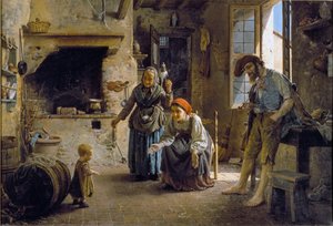 De eerste stappen van een kind door Gaetano Chierici