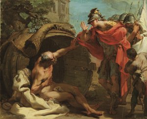 Alexander en Diogenes door Gaetano Gandolfi