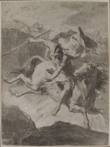De dood van Marcus Curtius door Gaetano Gandolfi