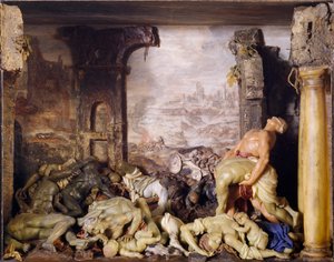 Het theater van de dood: Pest door Gaetano Giulio Zumbo