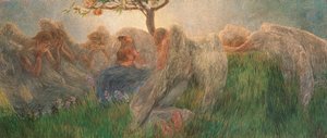 Moederschap, 1890-1891 door Gaetano Previati