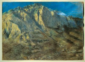 Berg Resegone door Gaetano Previati