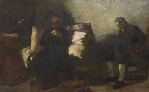 De laatste uren van Carlo Alberto, Oporto door Gaetano Previati