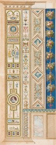 Pilaster Loggia III (Versiering met verschillende dieren) door Gaetano Savorelli