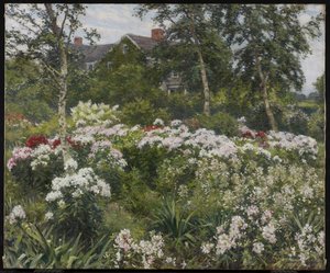 Een tuin, 1911 door Gaines Ruger Donoho