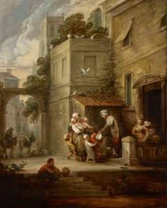 Liefdadigheid verlicht nood door Gainsborough Dupont