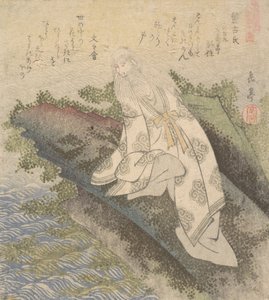 Banko, een Chinese wijze, 19e eeuw door Gakutei