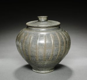 Pot met deksel, 100s door Gallo Roman