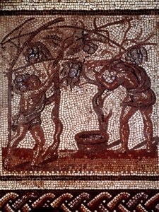 Galloromeinse kunst: herfst: appels plukken en oogsten door Gallo Roman Gallo Roman