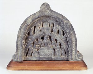 Opvoeding van Boeddha, 100-200 door Gandhara School