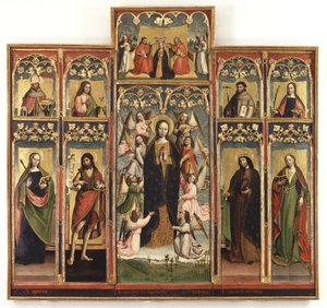 Polyptiek van de Tenhemelopneming van de Maagd door Gandolfino da Roreto