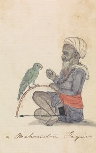 Een Mohammedaan met zijn papegaai