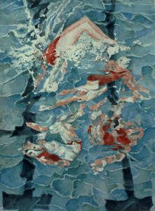 Synchroonzwemmen, 1989 door Gareth Lloyd Ball