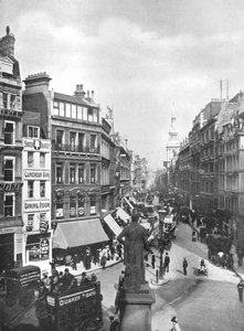 Cheapside, Londen, 1910 door Garratt and Atkinson