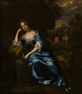 Portret van Ann Greville (1632/3-1699) Gravin van Kingston, ca. 1680-99 door Garrett Morphy