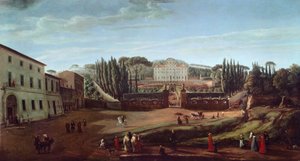 Villa Aldobrandini door Gaspar van Wittel