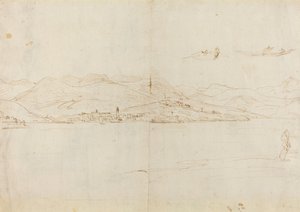 Lago Maggiore door Gaspar van Wittel