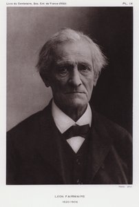 Leon Fairmaire, Franse entomoloog (zwart-wit foto) door Gaspard Felix Tournachon Nadar
