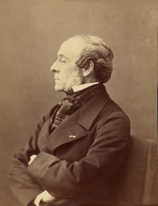 Portret van Ernest Legouvé 1807-1903, 1861-1869 door Gaspard Félix Nadar