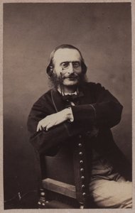 Portret van Jacques Offenbach, ca. 1860 door Gaspard Félix Nadar