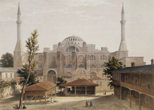 Hagia Sophia, Constantinopel, uitgegeven 1852