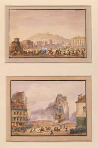 Aanval op de Clos Saint-Lazare in juni 1848 en de bestorming van de barricade bij de ingang van Faubourg Saint-Antoine met de dood van generaal François de Négrier, 25 juni 1848