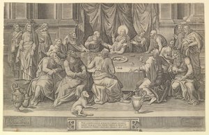 Het Laatste Avondmaal, 1564 door Gaspare Osello